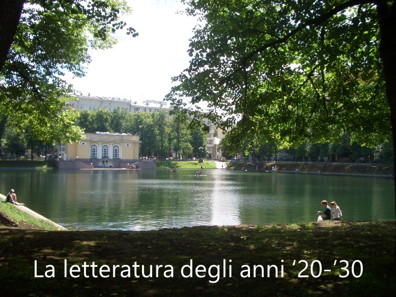 La letteratura degli anni ‘20-’30